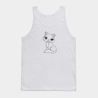 cute cat Tank Top